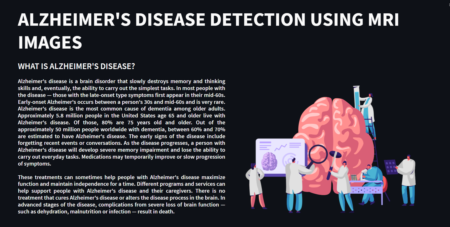 Alzheimer's Disease Detection System